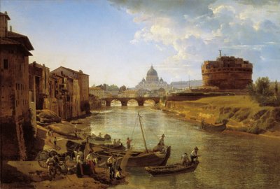 New Rome. The Castle of S. Angelo by Silvestr Fedosievich Shchedrin